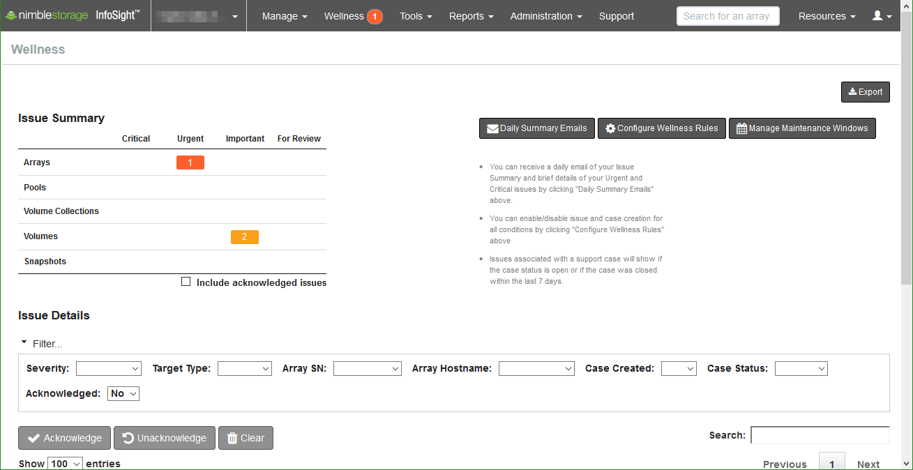 nimble infosight registration