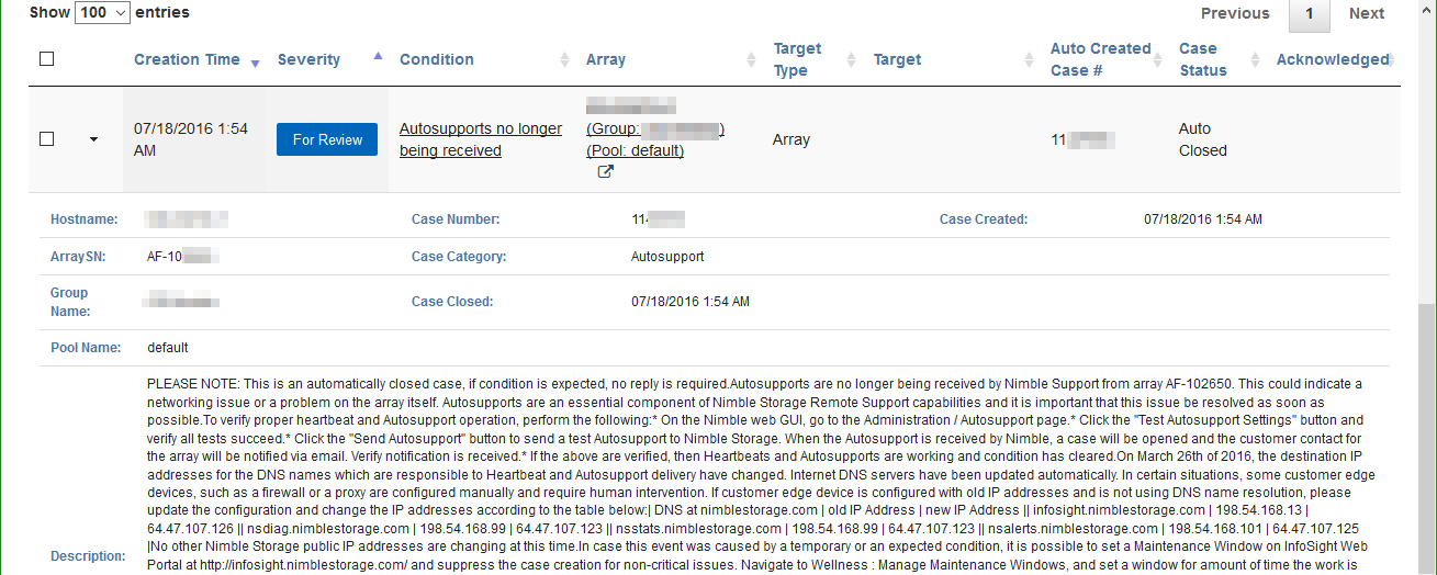 nimble infosight registration